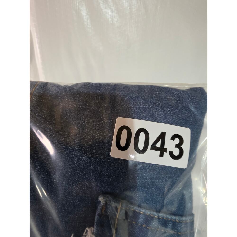American Eagle Curvy Hi Rise Jegging Crop Jeans Raw Chewed Distressed 14 Long - Picture 14 of 14